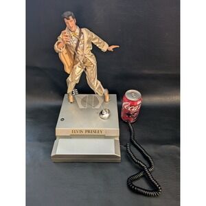 Elvis Presley Gold Suit Limited Edition Animated Telemania Telephone Working